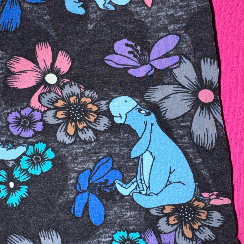 Eeyore Disney Scrub Top - Black and Blue - Picture 9 of 10
